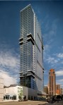 Atelier, a 46-story, 478-residence residential tower located on the north side of 42nd St., between 11th and 12th Avenues, in Manhattan.