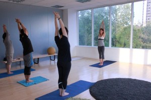 YOGA EVENT AT TRIO IN PALISADES PARK