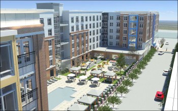 The Harper Pool Courtyard