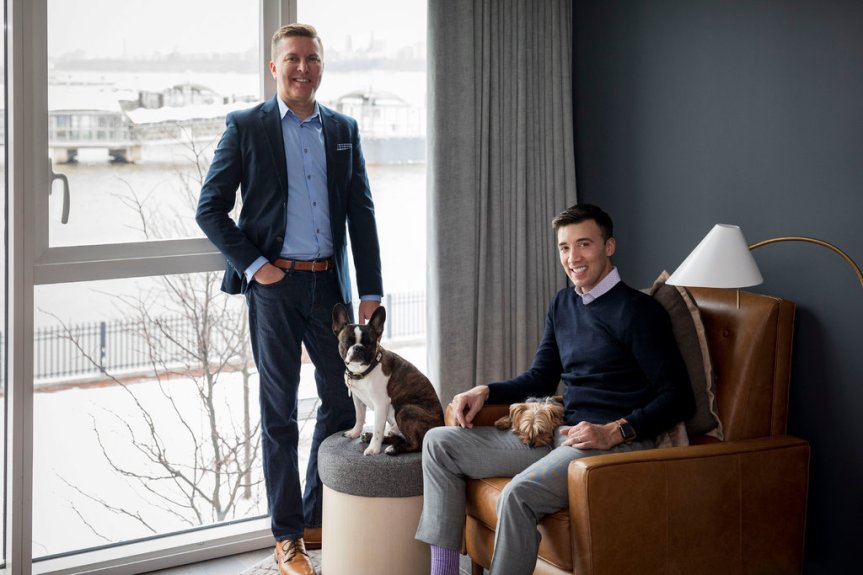 It’s Newer in New Jersey  In search of a new building with ample amenities, a couple finds the right price and a better commute on the rapidly developing shores of Weehawken. By Joyce&nbsp;Cohen